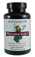 Vitanica, Butterbur Extra, Brain Chemistry and Vessel Support, Vegan, 120 Capsules