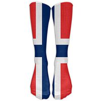 Elephant AN Novelty Norway Flag Stylish Premium Quality Calf Long Socks Sports Crew Socks
