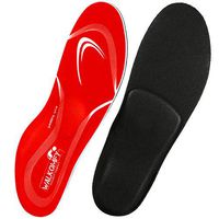 Walkomfy Pain Relief Orthotics, Plantar Fasciitis Arch Support Insoles Shoe Inserts for Maximum Support/All-Day Shock Absorption/Designed for Men and Women (Mens 9-9 1/2 | Womens 11-11 1/2, red-w107a)
