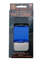 Vibrant Royal - Slim Traveler Pill Box - Small Pill case for Travel, Purse, Bag, Pocket (3 Pack, Jet Black, Royal Blue, Smokey Grey)