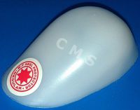 M-F Athletic Plastic Heel Protector Cup Heat Moldable Regular W7.5+/M6+ ONE by M-F Athletic Company