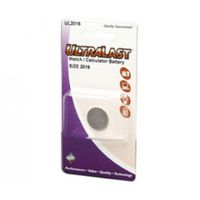 NABC UltraLast UL2016 Lithium Button General Purpose Battery (UL2016) -