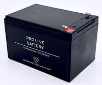 PRO12120 Rechargeable Sealed Lead Acid 12 Volt 12 Amp Hour Battery by Pro Line Battery