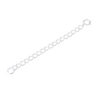 1pc Sterling Silver 2 Inch Chain Extender Removable Adjustable Extension for Necklace Anklet Bracelet Jewelry Making SS274-2
