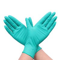 Mang Disposable Latex Exam Gloves, Powder-Free, Non-Sterile, Food Safe Disposable Gloves (Size : M)