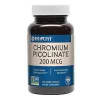 MRM Chromium Picolinate Capsules, 200 mcg, 100-Count Bottle (Pack of 4)