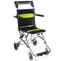 ChenCheng Portable Wheelchair, Hand-Pushing Wheelchair, Light Folding, Aluminum Frame Medical Supplies