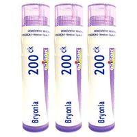 Boiron Bryonia Alba 200ck, 80 Pellets, Homeopathic Medicine for Muscle and Joint Pain Improved by Rest, 3 Count