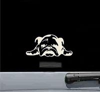 JS Artworks English Bulldog Puppy Vinyl Decal Sticker (Beige)