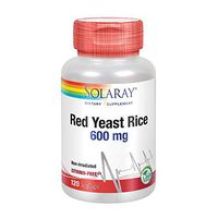 Solaray Red Yeast Rice 600mg | Healthy Heart & Cardiovascular System Support | Non-Irradiated & Citrinin-Free | Lab Verified | 120 VegCaps