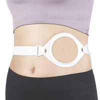 REAQER Medical Ostomy Hernia Belt Adjustable Stoma Support for Post-Operative Care After Colostomy Ileostomy Surgery Fits 27.5" - 46.5"