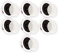 Theater Solutions TS50C in Ceiling Speakers Surround Sound Home Theater 7 Speaker Set