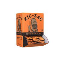 Zig-Zag® 1 1/4 French Orange Rolling Papers - Display Box - 2 Cartons (48 Booklets of 32 Leaves)