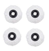 DUOSHIDA 4pcs Microfiber Mop Head Refill For HSN Hurricane Magic Mop 360¡ã Degree Spin Replacement Mophead by DUOSHIDA