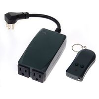 Storm Store 110V 1000W 2-in-1 Outdoor & Indoor Two-way Wireless Remote Outlet Switch Up to 50 Feet Range