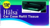 Halsa Tissue Refill Tempo Car Case Tissue Refill 40 Packs + 1 Free Tempo Case