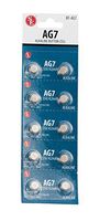SE AG7 Alkaline Button Cell Batteries (10 PC.) - BT-AG7