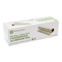 RW Base Foodservice Heavy-Duty Aluminum Foil Roll - 12" x 500' - 1 count box - Restaurantware