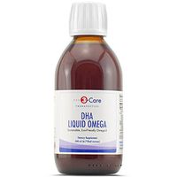 3Care DHA Liquid Calamarine Oil 200mL Bottle [ 900mg DHA ] Natural Lemon Flavor- Sustainable Fish Oil Supplement