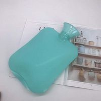 1000ml high Density PVC Flush Water hot Water Bag Macarons Opaque Non-Silicone Soft Sprout@Mint Green