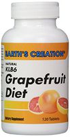 Natural KLB6 Grapefruit Diet | Kelp, Soy Lecithin, B6 and Apple Cider Vinegar | 30 Servings (120 Caplets)