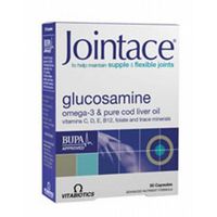 (12 Pack) - Vitabiotic - Jointace with Omega-3 & Glucos | 30 Caps | 12 Pack Bundle