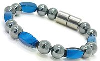 HIGHPOWER Magnetic Hematite Bracelet for Natural Pain Relief and Weight Loss (6.5 Inch)