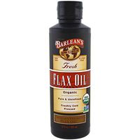 Barleans, Flax Oil Organic, 12 Fl Oz