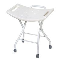 Folding Bath and Shower Safety Seat Stool with Steel Frame