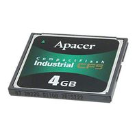 AP-CF004GR9NS-NRA Apacer Memory America Memory Cards, Modules (AP-CF004GR9NS-NRA)