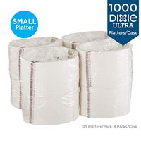 Dixie Ultra Small Heavy-Weight Paper Platters by GP PRO (Georgia-Pacific), Pathways, SX9PLPATH (CASE), 1000 Count (125 Platters Per Pack, 8 Packs Per Case)