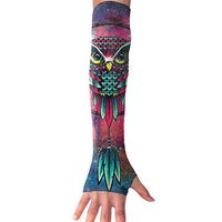 QG ZZX Dreamcatcher Owl Unisex Compression Arm Sleeves UV Protection Performance Arm Sleeve - for Outdoor Sports Baseball,Basketball,Football (1 Pair)
