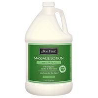 Bon Vital' Organica Massage Lotion Made with Certified Organic Ingredients for an Earth-Friendly & Relaxing Massage, Natural Moisturizer Perfect Lotion for Relaxing Back & Neck Massages, 1 Gal Bottle - BVORGL1G