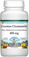 German Chamomile (Blue, Matricaria recutita) Flower - 450 mg (100 Capsules, ZIN: 516213) - 2 Pack