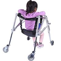 Aids Equipment Walker Children's Walker Children's Foldable Lower Limb Training Device Assisted Walking Aid For Fractured Disabled People Universal Wheel Multifunctional Lower Limb Walker Medical Supp