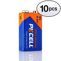 GOWOS (10 Pack) 9V 6LR61 Alkaline Battery PKCELL