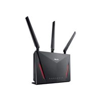 ASUS AC2900 WiFi Dual-band Gigabit Wireless Router with 1.8GHz Dual-core Processor and AiProtection Network Security Powered by Trend Micro, AiMesh Whole Home WiFi System Compatible (RT-AC86U)