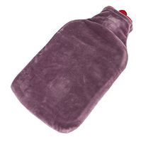 Spa Comforts Cozy Comfort Hot Water Bottle, Combination Hot Water Bottle for Tension Relief and Stomach Pain Relief, Deluxe Bed Warmer