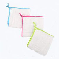 HiKin Kitchen Dish Washing Cloths 12 X 12”, 3 Pack Eco-Friendly Bamboo Fabric Cleaning Towels, Soft Durable & Ultra Absorbent Drying Towels.