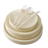 Silver Spoons 1966 Dinnerware Set, 40 Servings, Cream