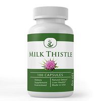 Milk Thistle (100 Capsules, 320 mg Serving) by Pure Organic Ingredients, Natural & 100% Pure, Healthy Skin & Strong Bones, Healthy Digestion & Weight Loss*