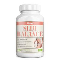 Vitapia Slim Balance Fat Burner - Weight Loss Supplements for Women and Men, Helps Support Healthy Glucose Metabolism - 120 Natural Veggie Pills