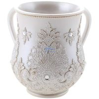 SNSArts & Judaica Beautiful Polyresin Washing Cup 14cm