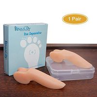 Revival.Dr Silicon Toe Separators/Bunion Corrector/Straightener/Spacers/Spreader For Big Toe & Second Toe,One Pair, (skin color)