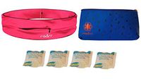 Insulin Pump Lycra Belt Travel Pack (XS, Pink)