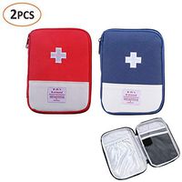 iMapo Portable Mini First Aid Kit, Empty Travel Medicine Bag, Small Medical Organizer Storage Pouch, Package Container for Outdoor Activities Sports Camping Hiking Emergency (Bag Only)