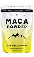 Organic Maca Powder - Peruvian Grown Maca Blend with Yellow, Black & Red Roots - Gelatinized for Superior Bioavailability - Natural, Vegan Non-GMO 8oz. Bag
