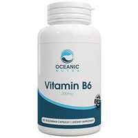 Vitamin B6 Easy to Swallow Capsules for Metabolism Booster for Weightloss and Improve Digestive Health100 Veggie Caps