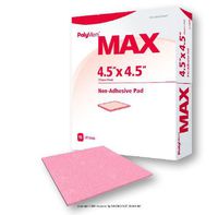 PolyMem MAX Non-Adhesive Dressing, Polymax Drs 4.5 X 4.5 inch, (1 BOX, 10 EACH)