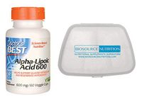Biosource Nutrition Pocket Pill Pack in Bundle with Alpha Lipoic Acid 600 mg 60 Veggie Capsules by Doctor's Best